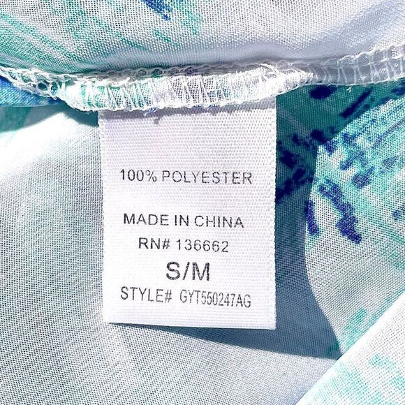 Francesca's  Palm Leaf Swim Coverup - Picture 5 of 6